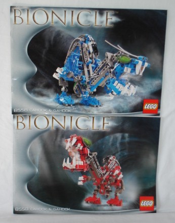 RARE Bohrok Queens CAHDOK & GAHDOK - Lego Bionicle 8558